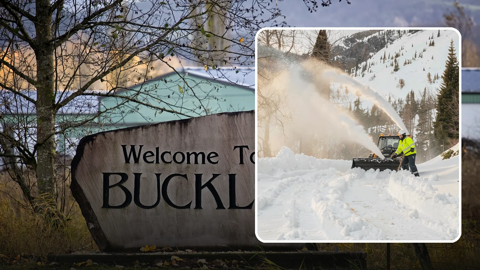 Snow Blowing Services in Buckley, Pierce County, WA - We use snow blowers to clear larger residential surfaces quickly when accumulation piles up.
