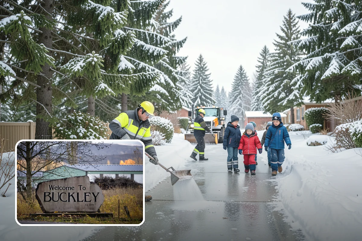 Snow Blowing Services in Buckley, Pierce County, WA - Clears long drives and wide walks quickly
