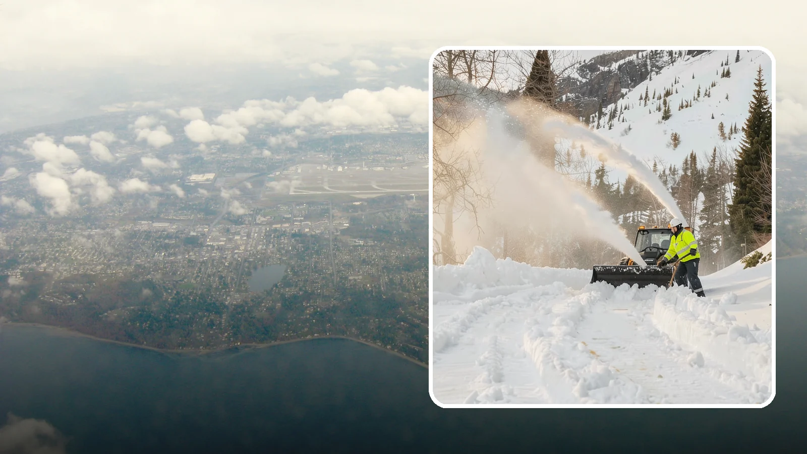 Snow Blowing Services in Burien, King County, WA - We use snow blowers to clear larger residential surfaces quickly when accumulation piles up.
