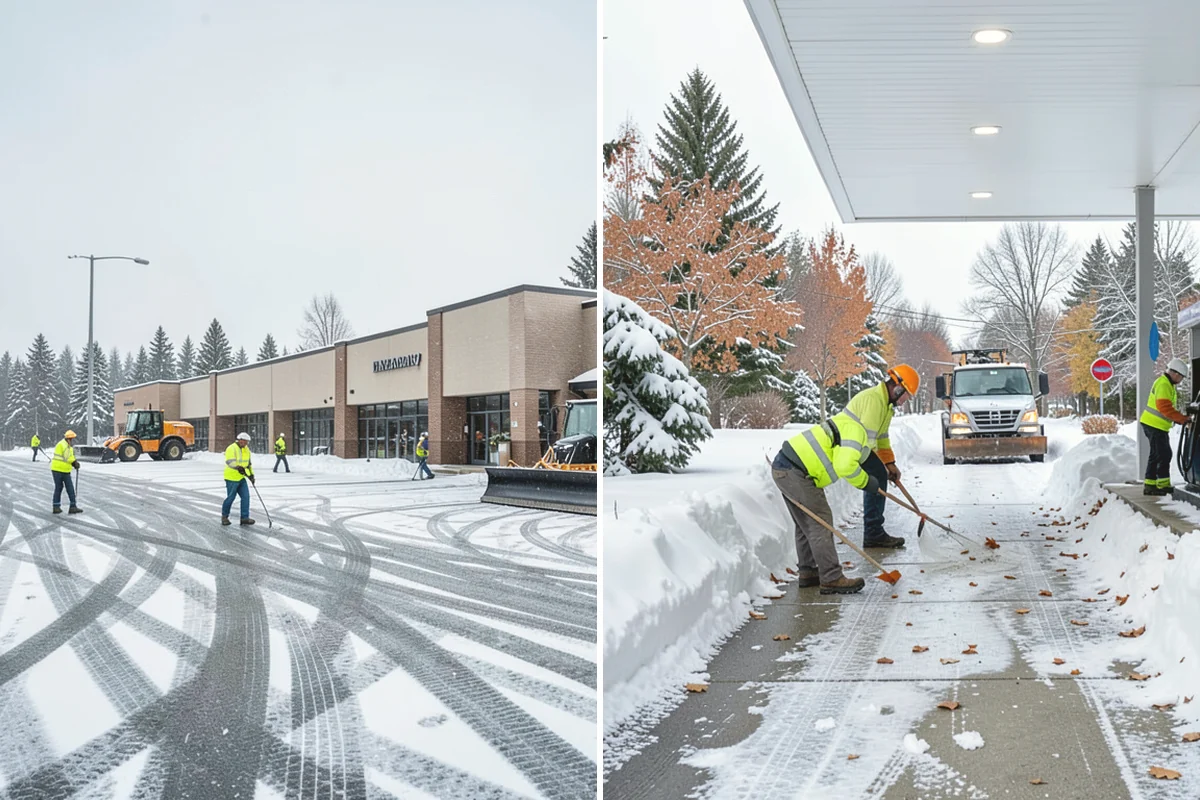 Snow Blowing Services in Burien, King County, WA - We assess the surface area and snow density