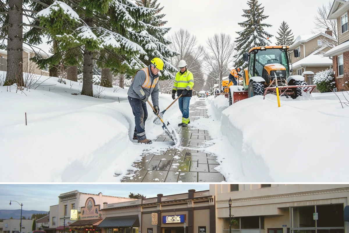 Snow Blowing Services in Burlington, Skagit County, WA - Reserve snow-blowing service before winter so wide surfaces are handled from the first heavy storm.