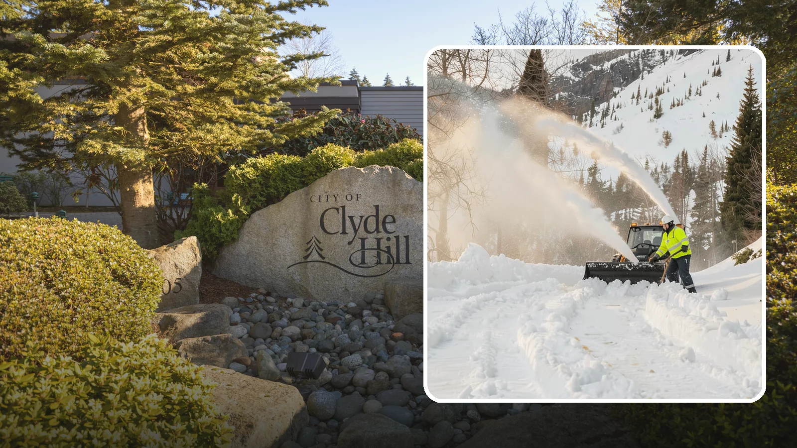 Snow Blowing Services in Clyde Hill, King County, WA - We use snow blowers to clear larger residential surfaces quickly when accumulation piles up.