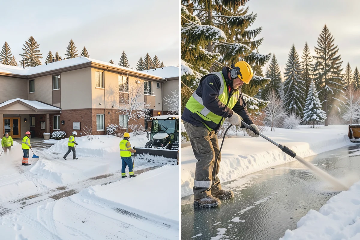 Snow Blowing Services in Coupeville, Island County, WA - We assess the surface area and snow density