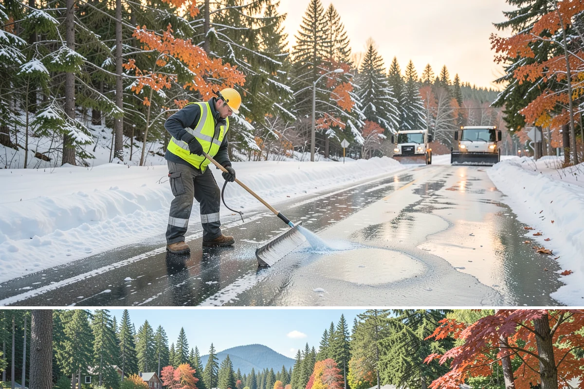 Snow Blowing Services in Covington, King County, WA - Reserve snow-blowing service before winter so wide surfaces are handled from the first heavy storm.
