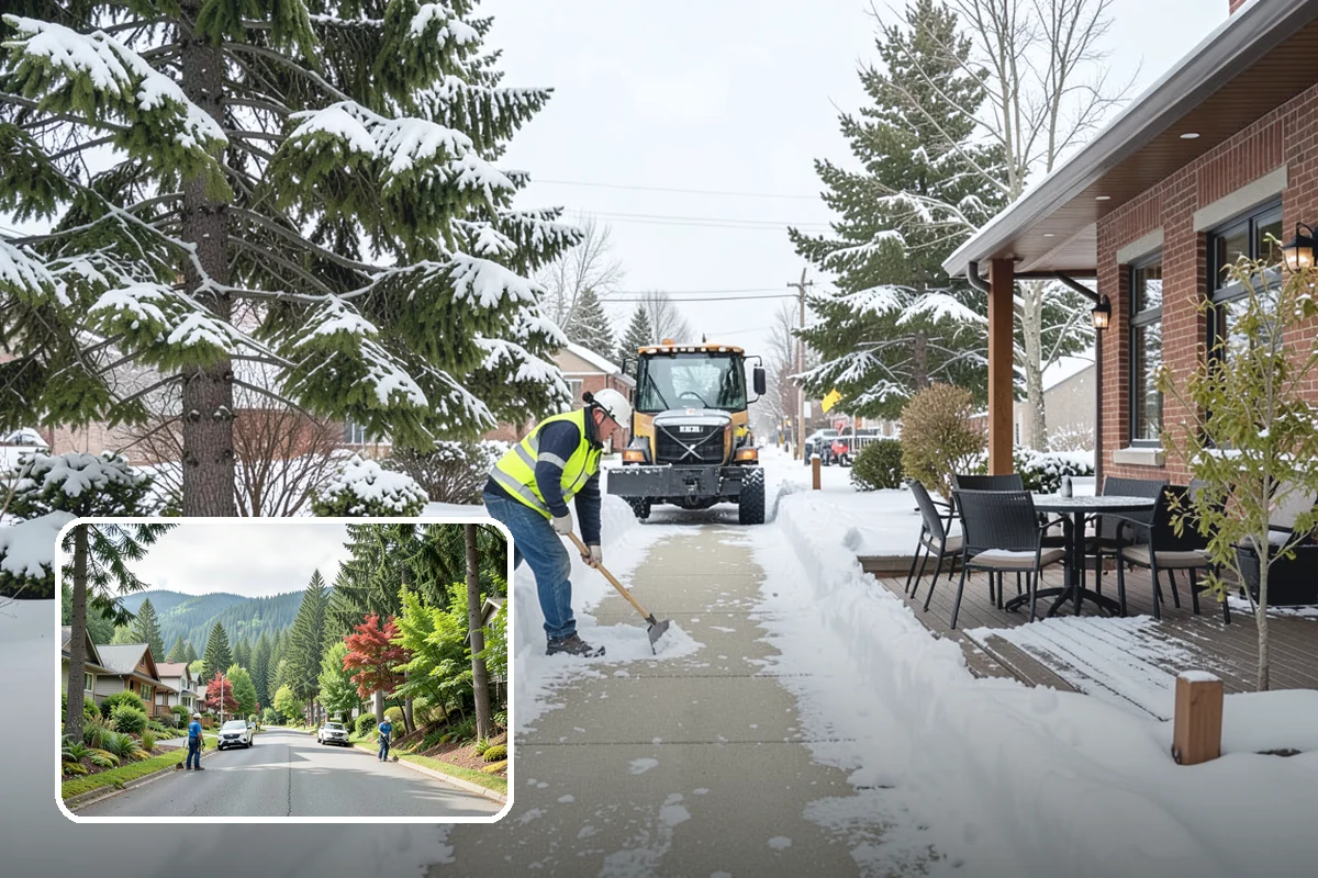 Snow Blowing Services in Darrington, Snohomish County, WA - Clears long drives and wide walks quickly