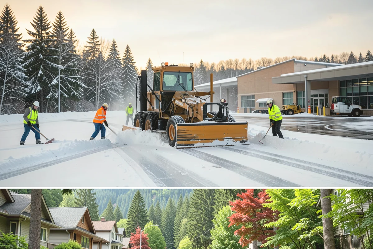 Snow Blowing Services in Darrington, Snohomish County, WA - Reserve snow-blowing service before winter so wide surfaces are handled from the first heavy storm.