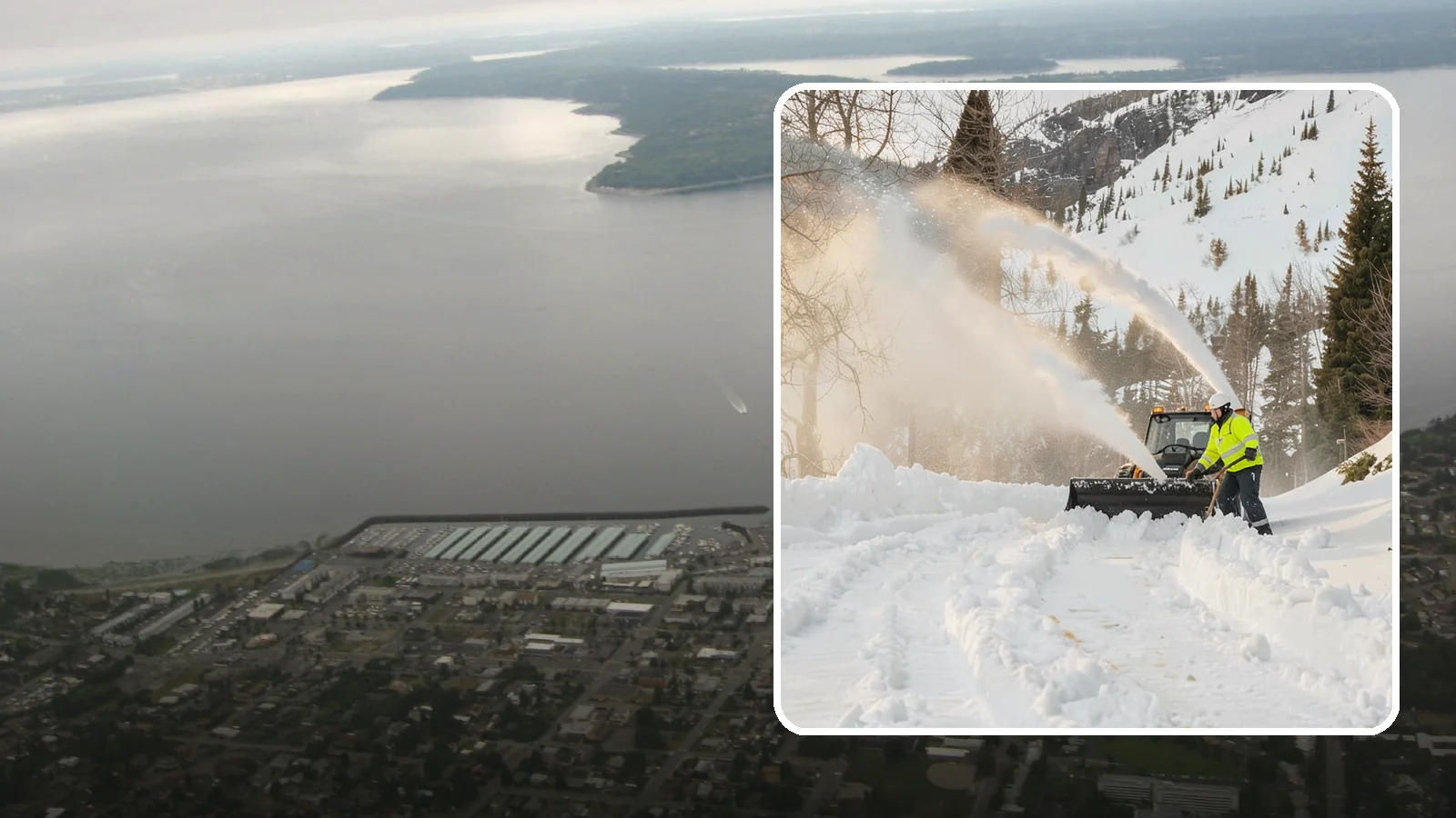 Snow Blowing Services in Des Moines, King County, WA - We use snow blowers to clear larger residential surfaces quickly when accumulation piles up.