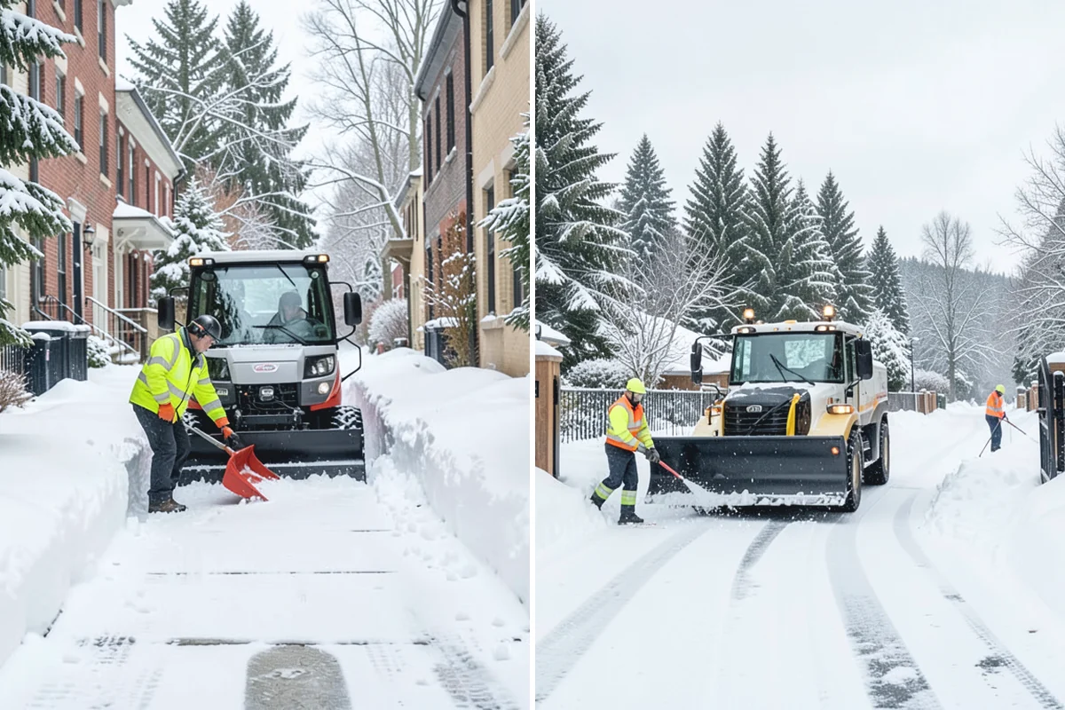 Snow Blowing Services in Des Moines, King County, WA - We assess the surface area and snow density