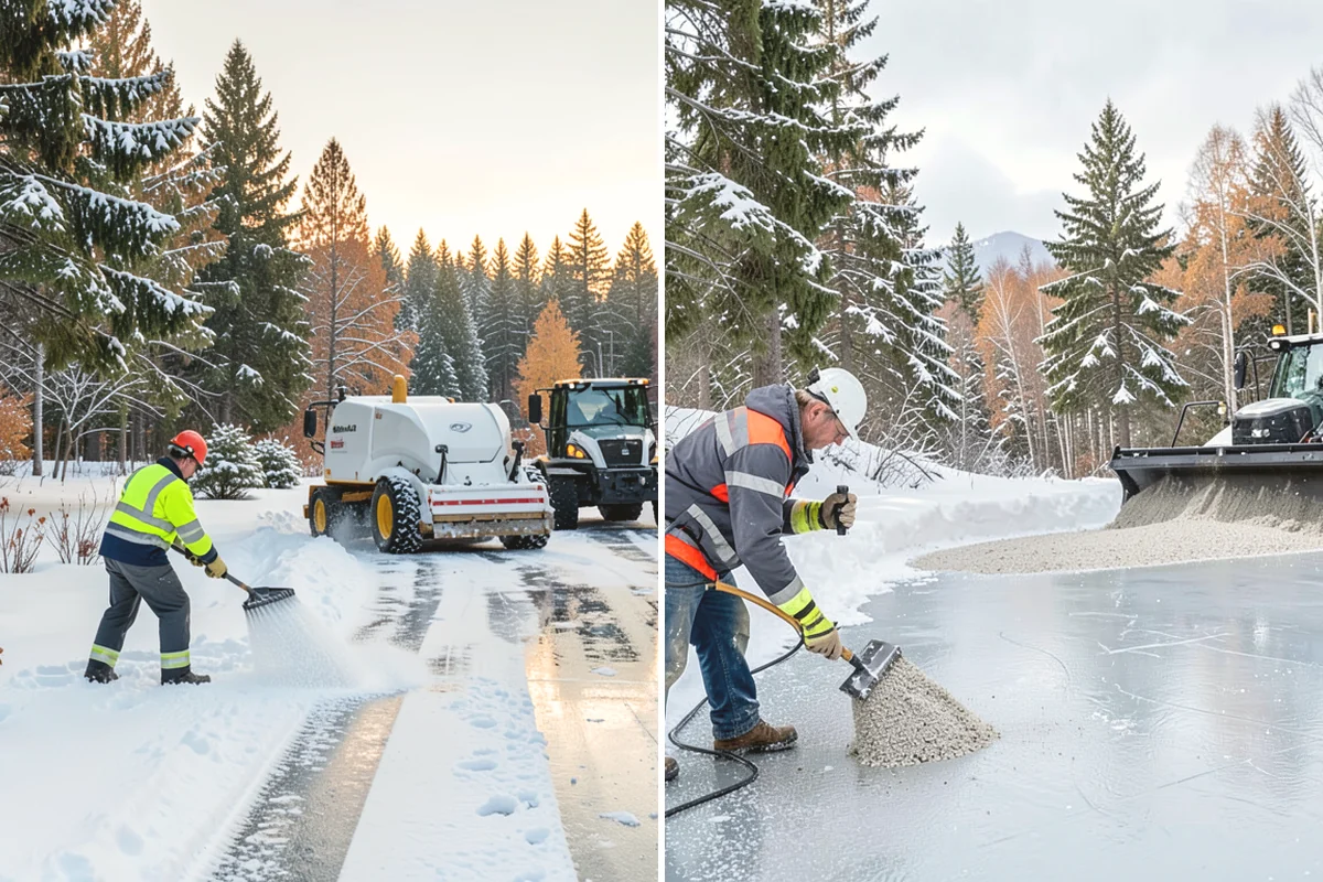 Snow Blowing Services in Duvall, King County, WA - We assess the surface area and snow density