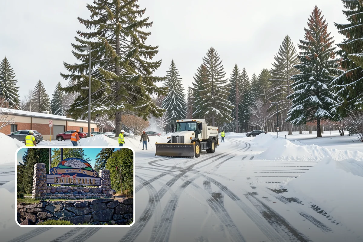 Snow Blowing Services in Eatonville, Pierce County, WA - Clears long drives and wide walks quickly
