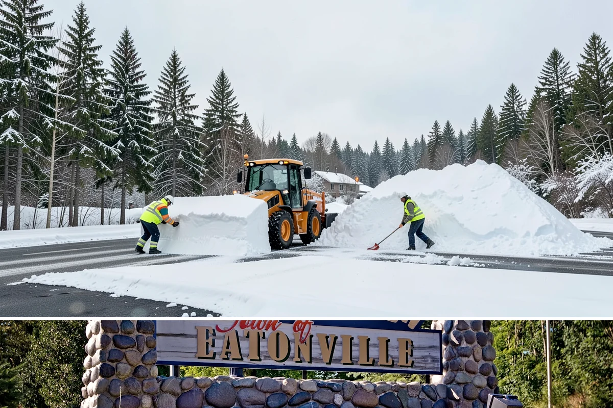 Snow Blowing Services in Eatonville, Pierce County, WA - Reserve snow-blowing service before winter so wide surfaces are handled from the first heavy storm.