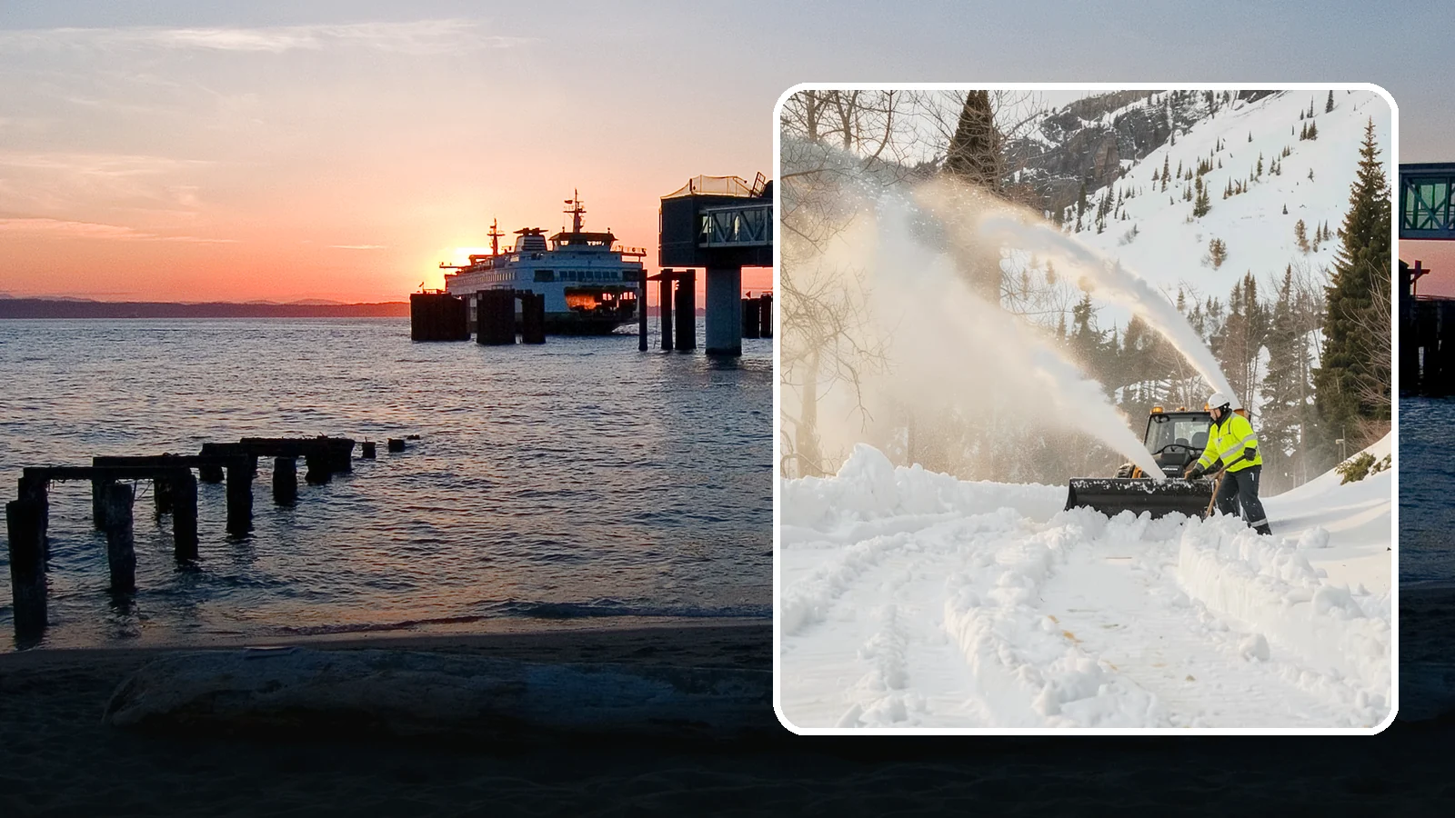 Snow Blowing Services in Edmonds, Snohomish County, WA - We use snow blowers to clear larger residential surfaces quickly when accumulation piles up.