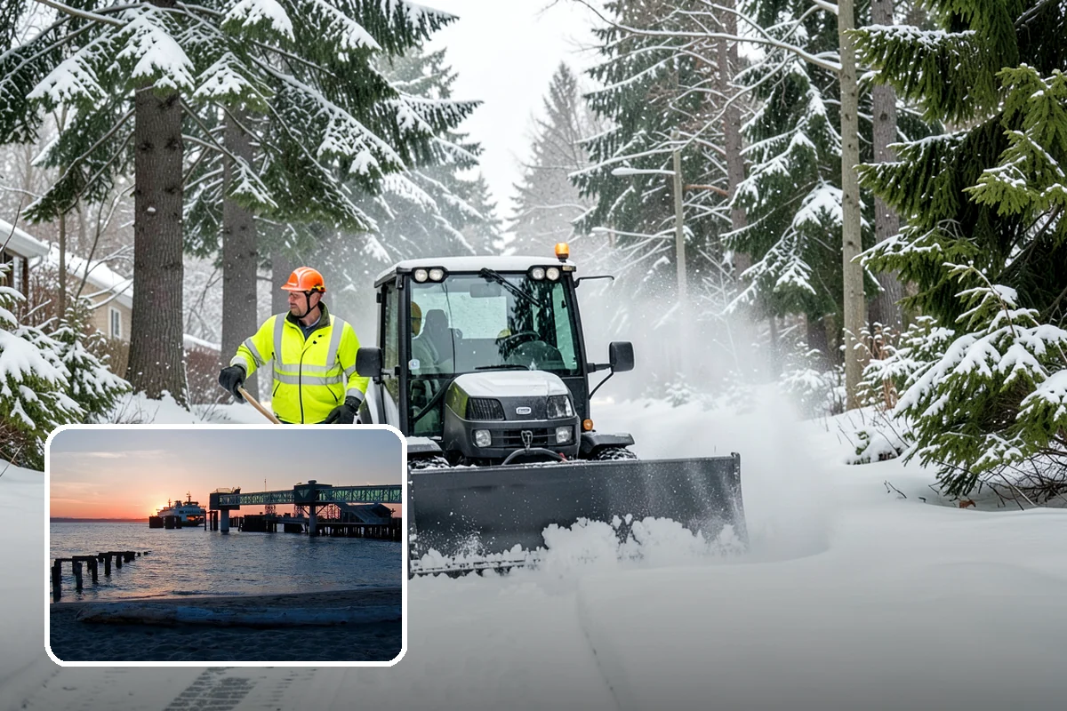 Snow Blowing Services in Edmonds, Snohomish County, WA - Clears long drives and wide walks quickly