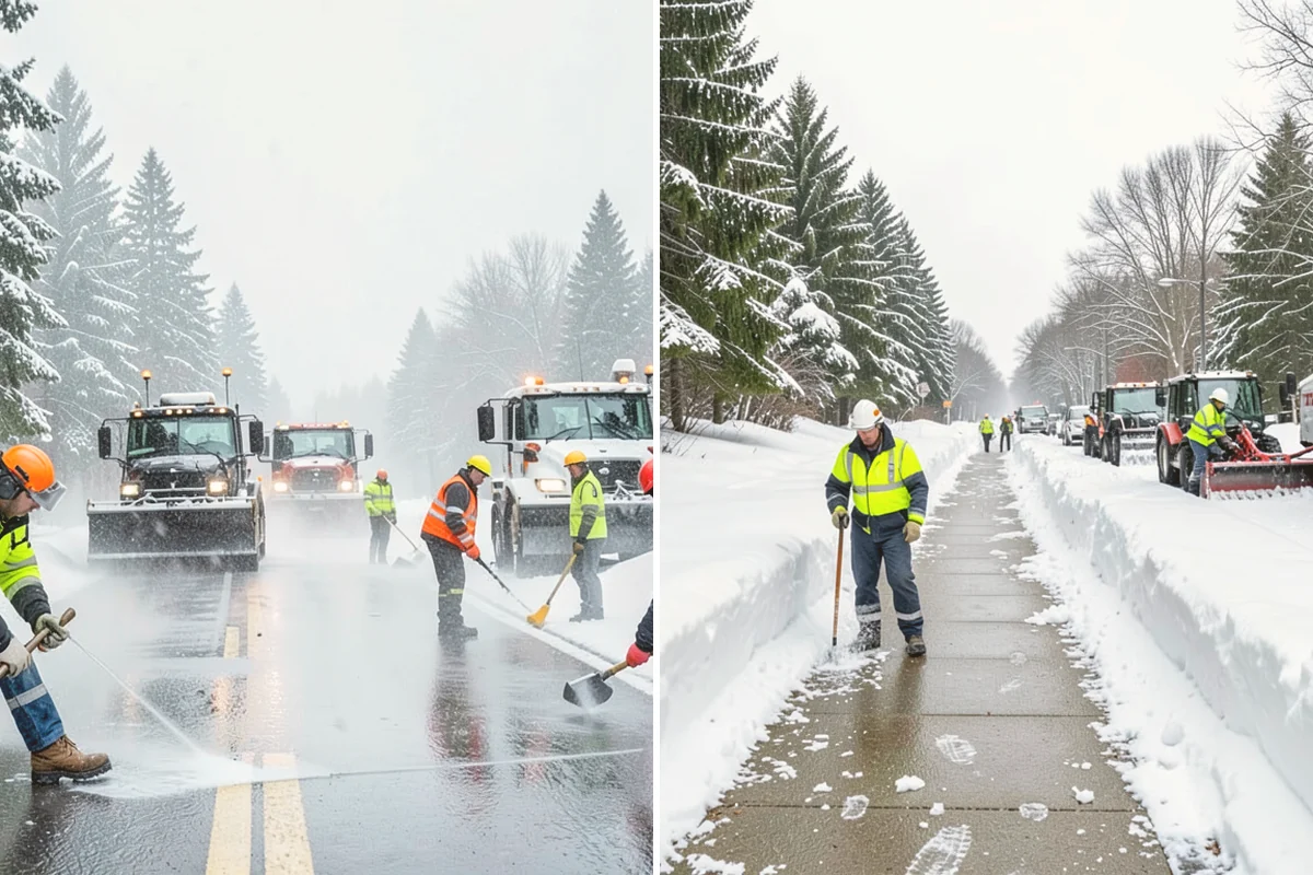 Snow Blowing Services in Edmonds, Snohomish County, WA - We assess the surface area and snow density
