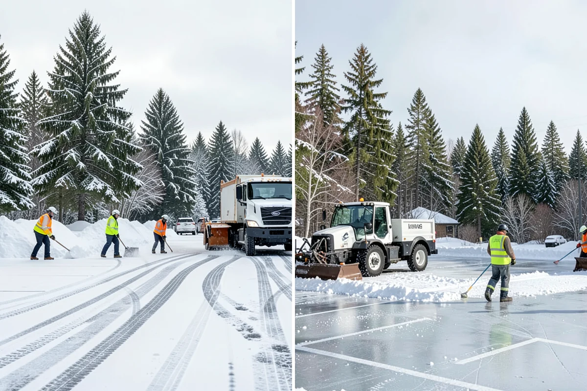 Snow Blowing Services in Enumclaw, King County, WA - We assess the surface area and snow density