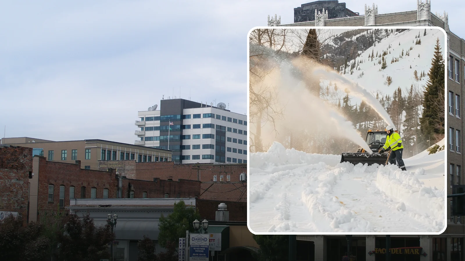 Snow Blowing Services in Everett, Snohomish County, WA - We use snow blowers to clear larger residential surfaces quickly when accumulation piles up.