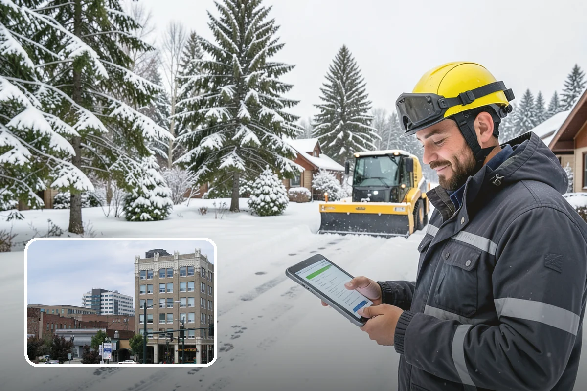 Snow Blowing Services in Everett, Snohomish County, WA - Clears long drives and wide walks quickly