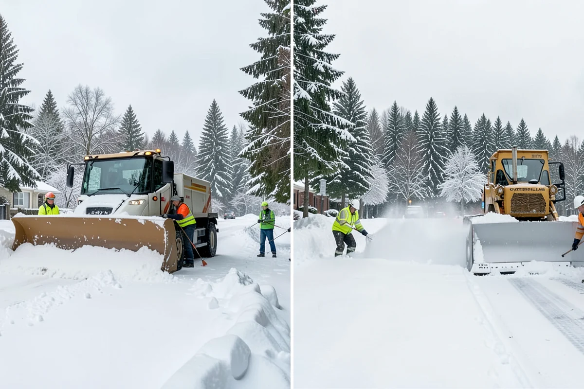 Snow Blowing Services in Federal Way, King County, WA - We assess the surface area and snow density