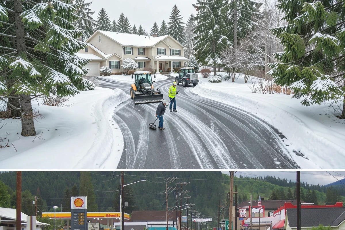 Snow Blowing Services in Granite Falls, Snohomish County, WA - Reserve snow-blowing service before winter so wide surfaces are handled from the first heavy storm.