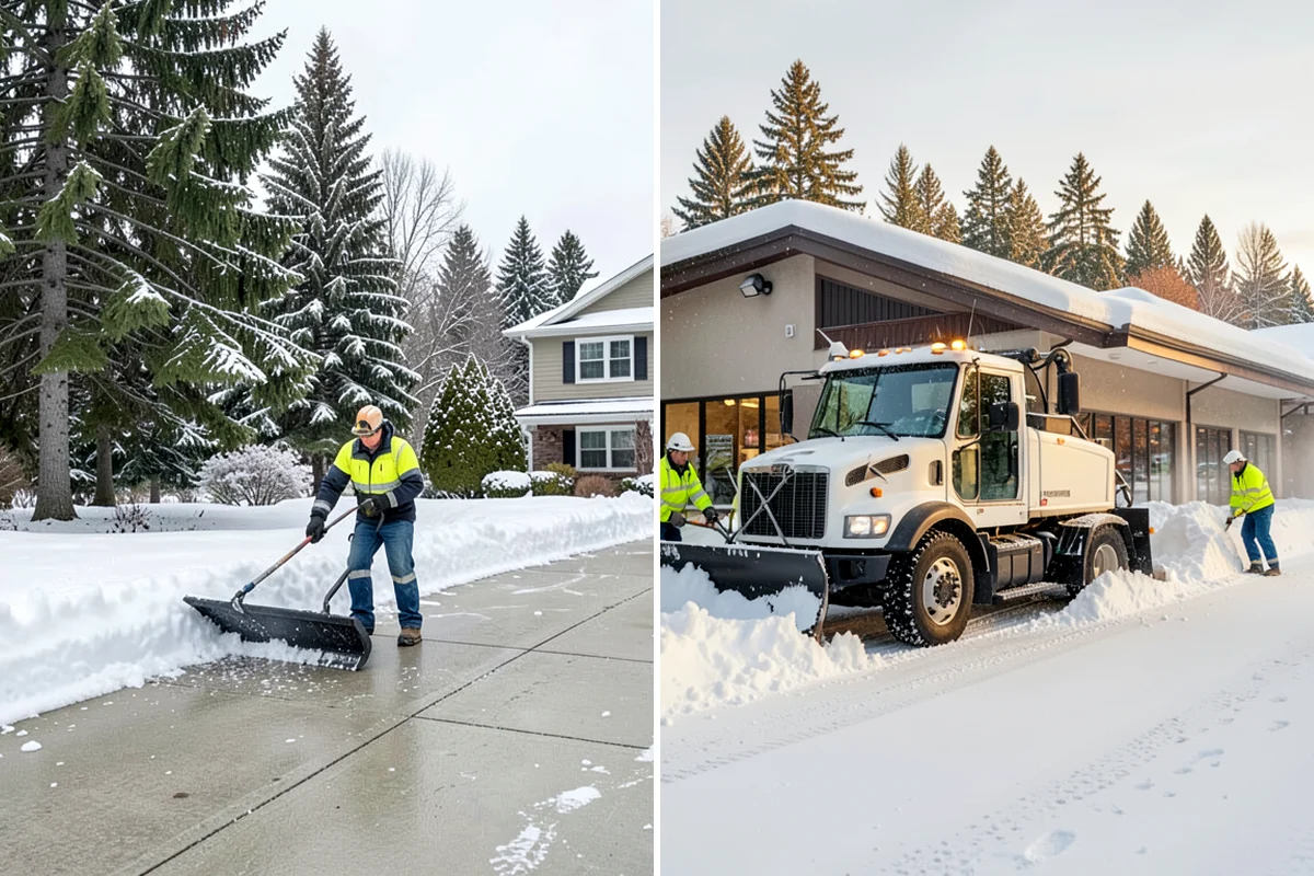 Snow Blowing Services in Hunts Point, King County, WA - We assess the surface area and snow density