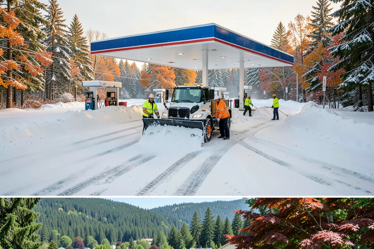 Snow Blowing Services in Index, Snohomish County, WA - Reserve snow-blowing service before winter so wide surfaces are handled from the first heavy storm.