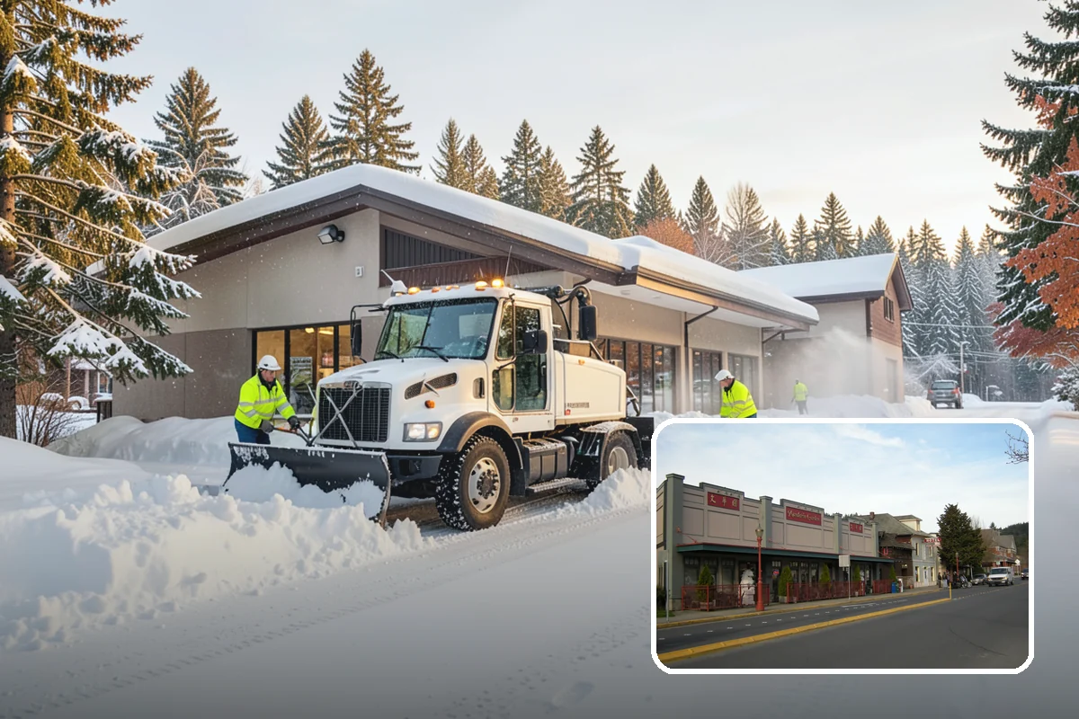 Snow Blowing Services in Issaquah, King County, WA - Clears long drives and wide walks quickly
