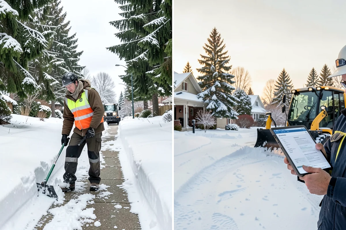Snow Blowing Services in Kenmore, King County, WA - We assess the surface area and snow density