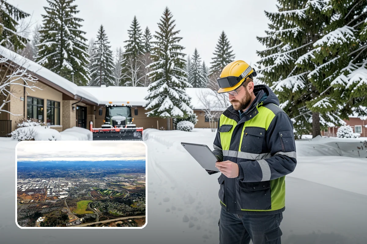 Snow Blowing Services in Kent, King County, WA - Clears long drives and wide walks quickly