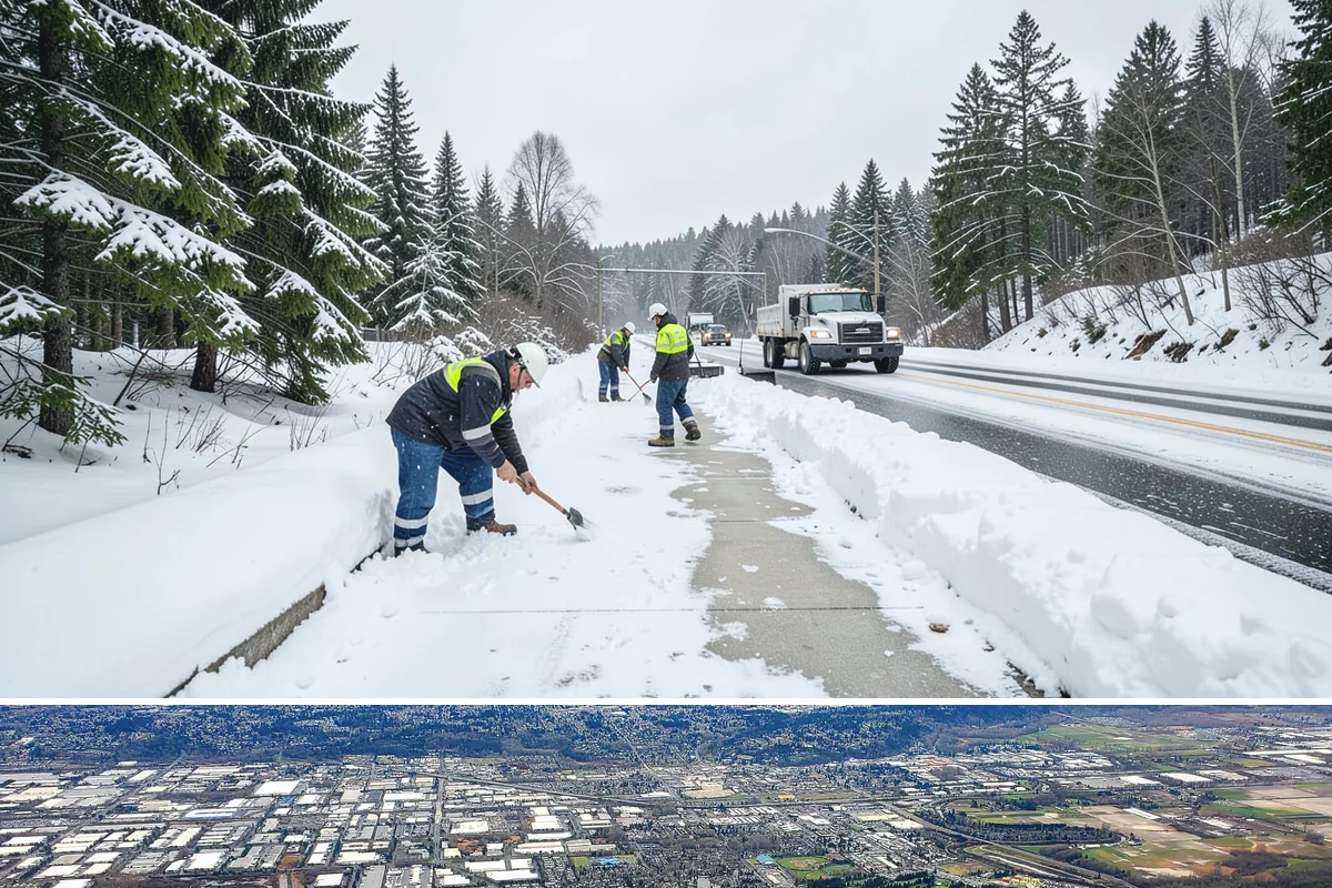 Snow Blowing Services in Kent, King County, WA - Reserve snow-blowing service before winter so wide surfaces are handled from the first heavy storm.