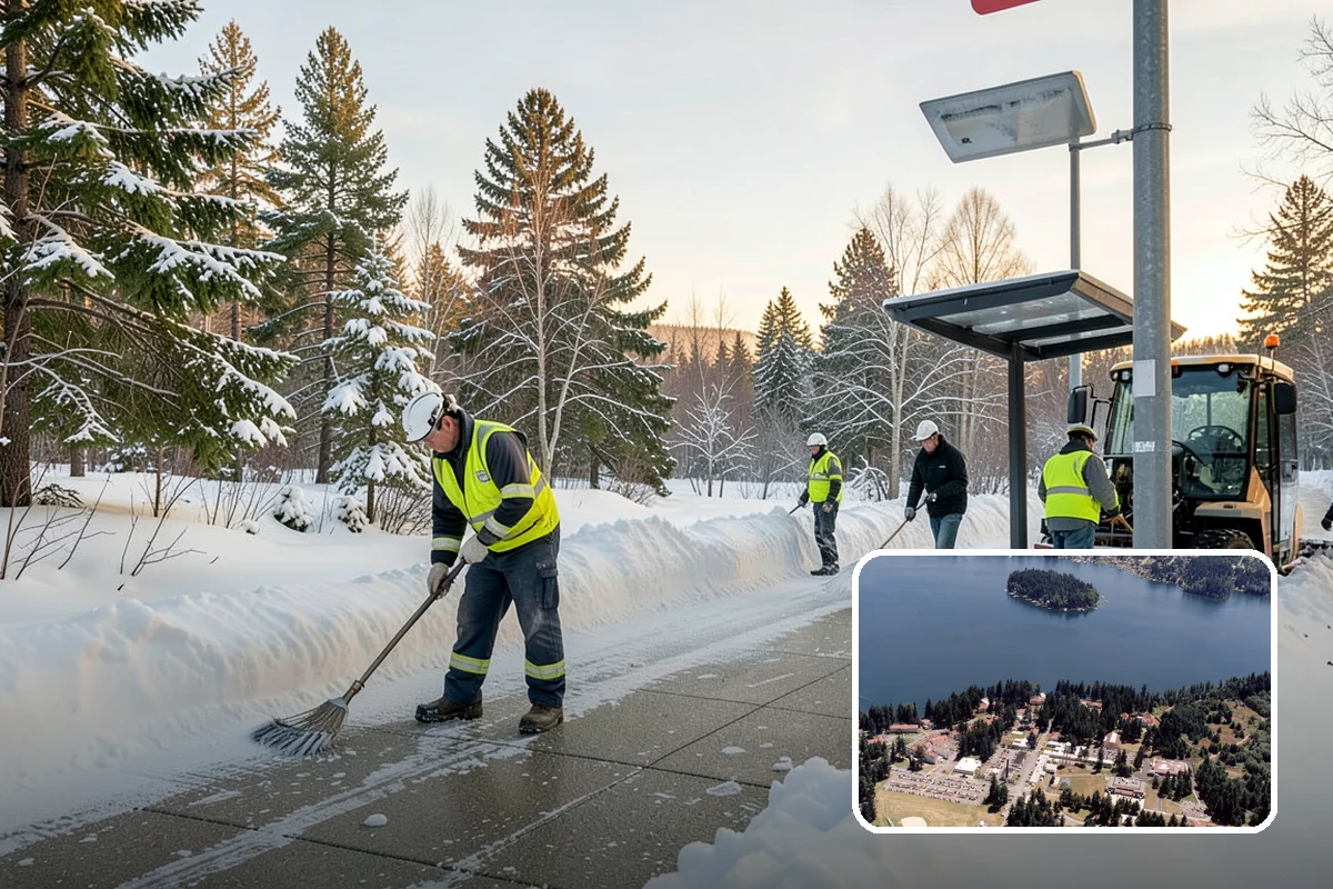 Snow Blowing Services in Lakewood, Pierce County, WA - Clears long drives and wide walks quickly