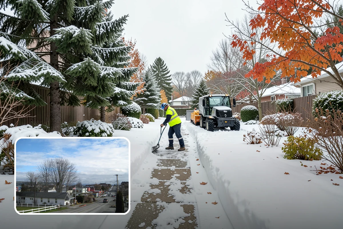 Snow Blowing Services in Langley, Island County, WA - Clears long drives and wide walks quickly