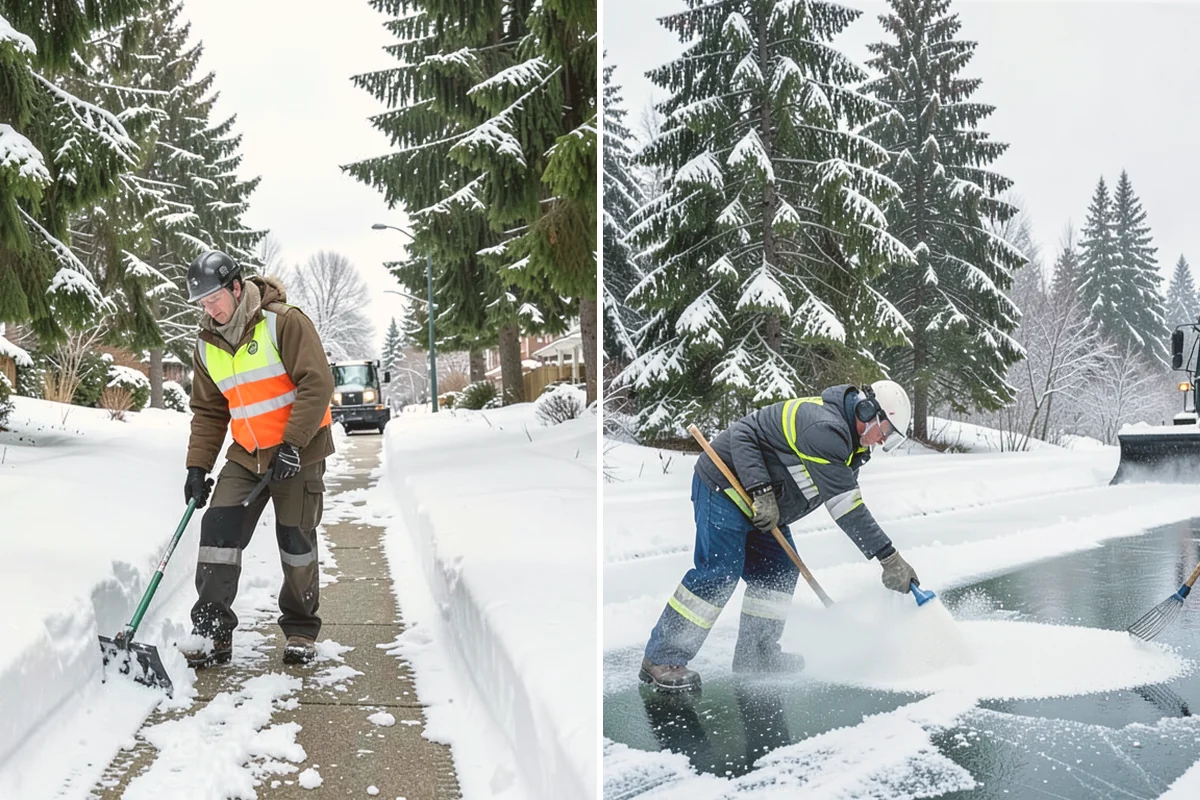 Snow Blowing Services in Langley, Island County, WA - We assess the surface area and snow density