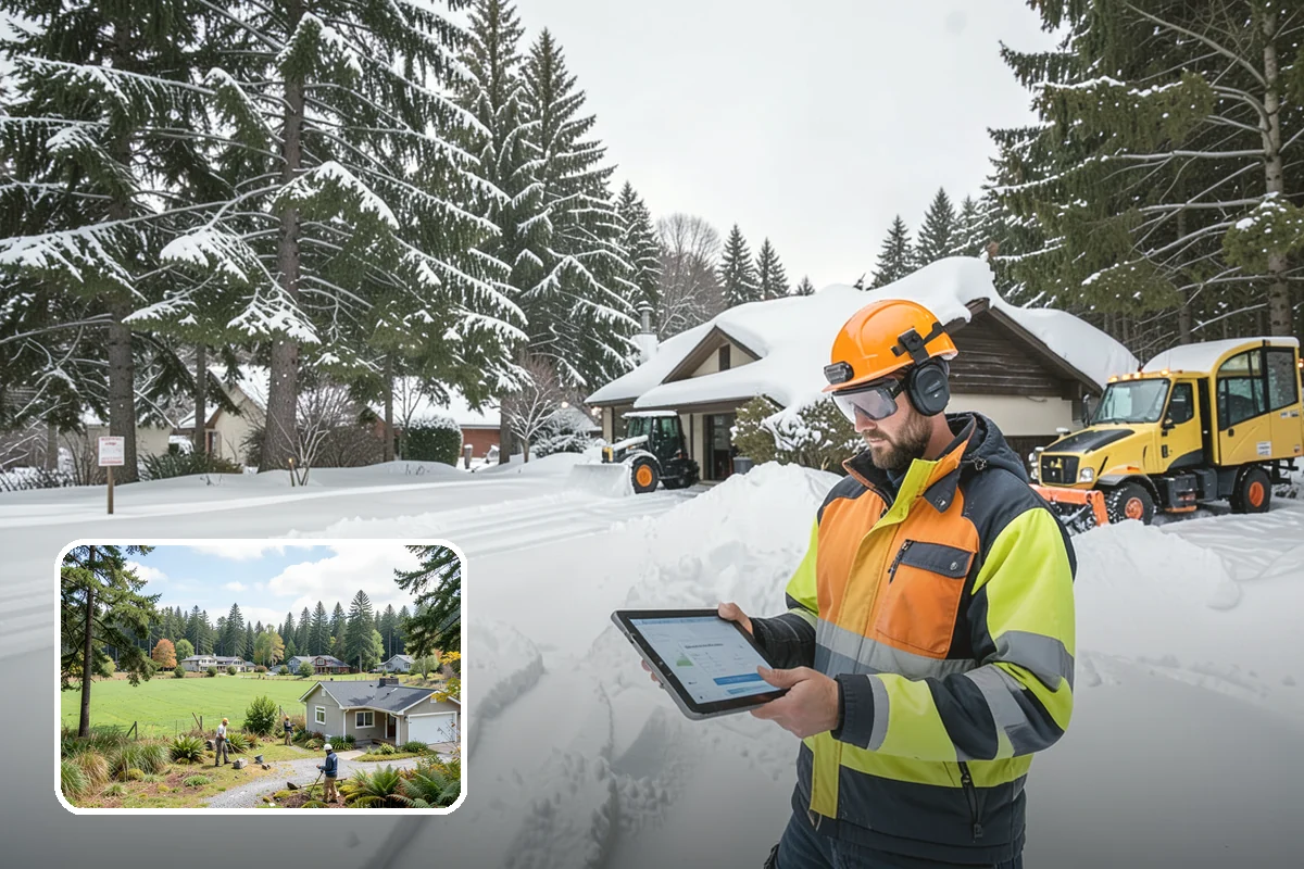 Snow Blowing Services in Lyman, Skagit County, WA - Clears long drives and wide walks quickly