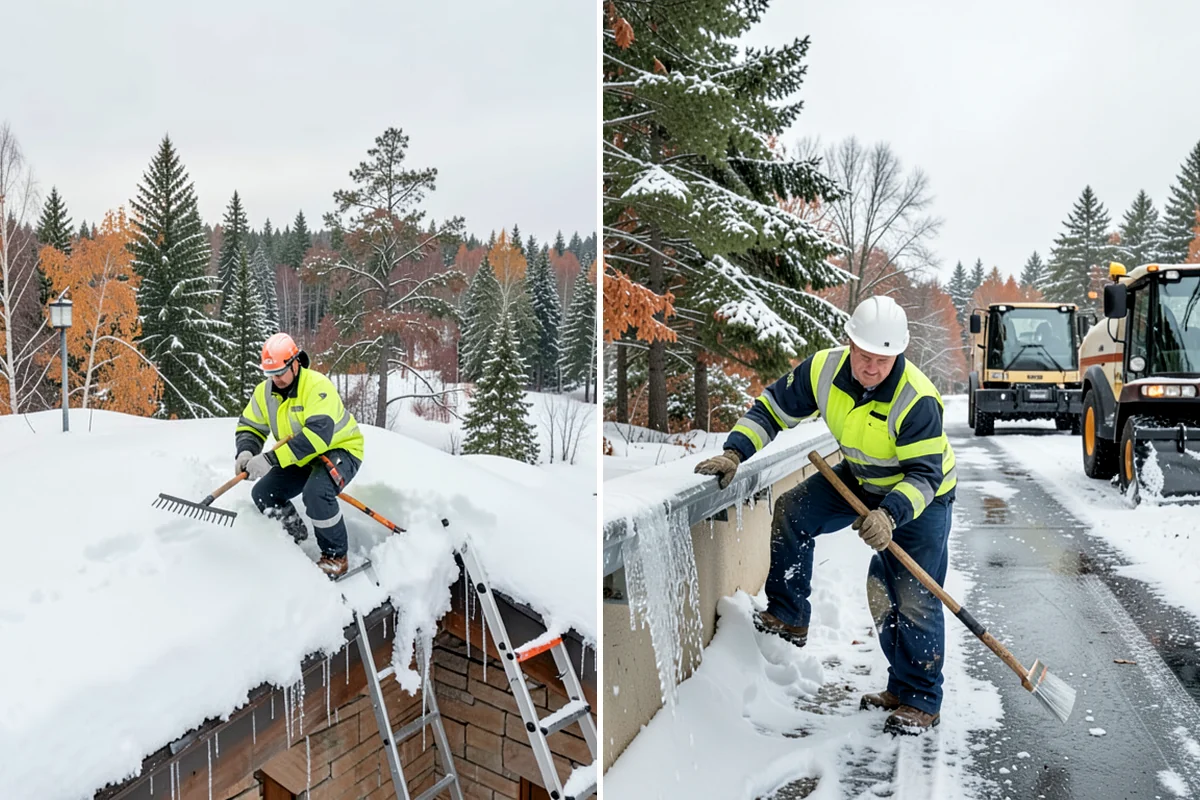 Snow Blowing Services in Lyman, Skagit County, WA - We assess the surface area and snow density