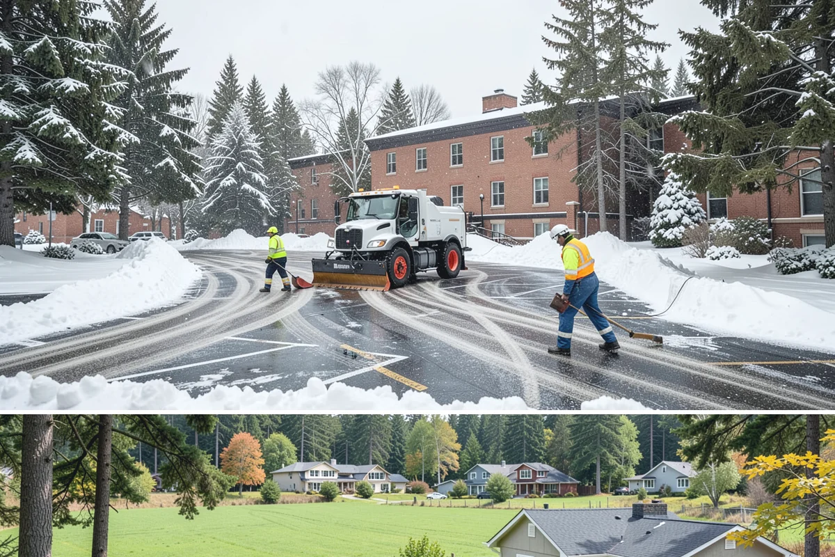 Snow Blowing Services in Lyman, Skagit County, WA - Reserve snow-blowing service before winter so wide surfaces are handled from the first heavy storm.