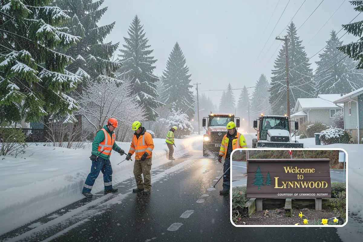 Snow Blowing Services in Lynnwood, Snohomish County, WA - Clears long drives and wide walks quickly
