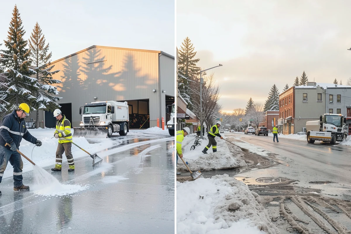 Snow Blowing Services in Marysville, Snohomish County, WA - We assess the surface area and snow density