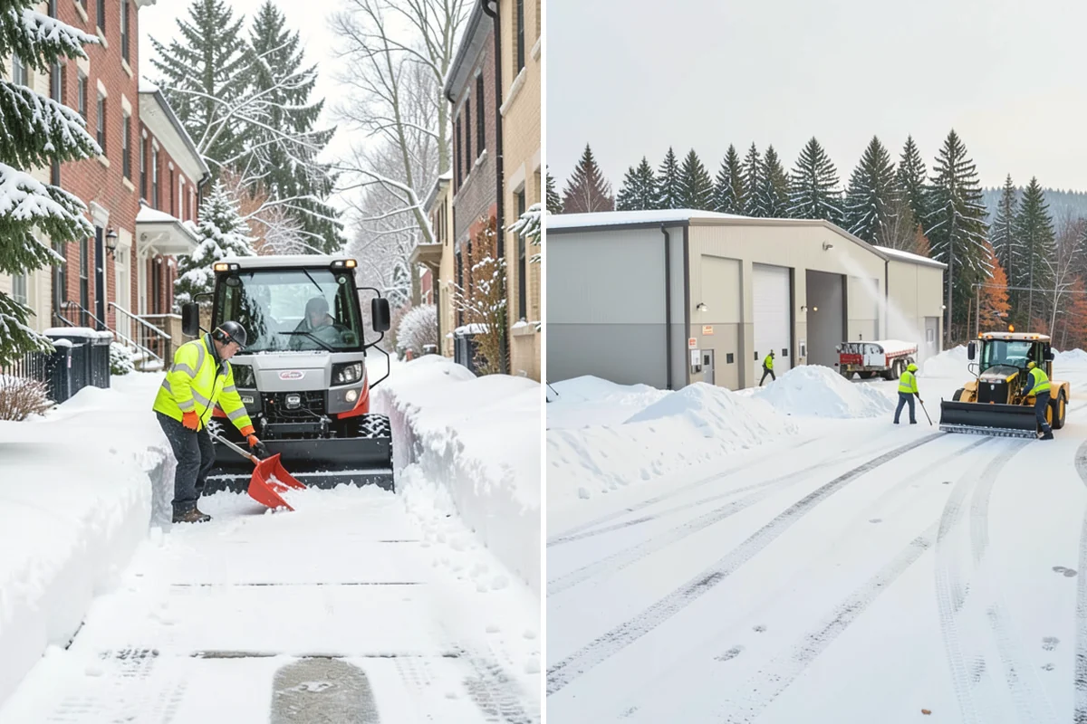 Snow Blowing Services in Mill Creek, Snohomish County, WA - We assess the surface area and snow density