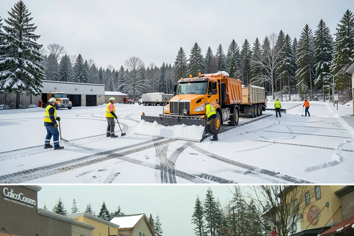 Snow Blowing Services in Mill Creek, Snohomish County, WA - Reserve snow-blowing service before winter so wide surfaces are handled from the first heavy storm.
