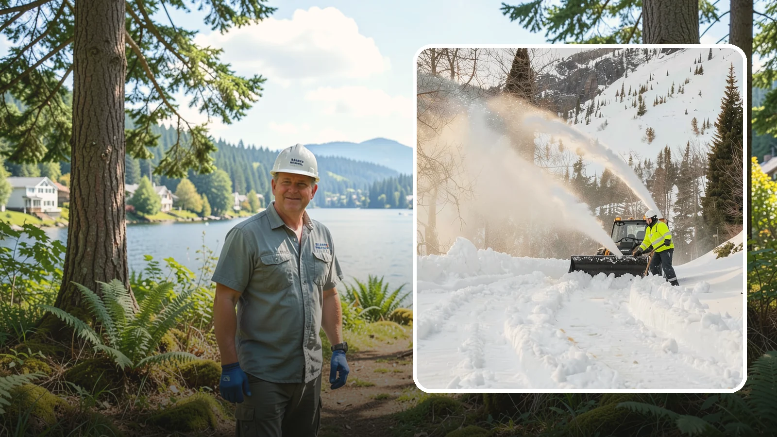Snow Blowing Services in Milton, King County, WA - We use snow blowers to clear larger residential surfaces quickly when accumulation piles up.