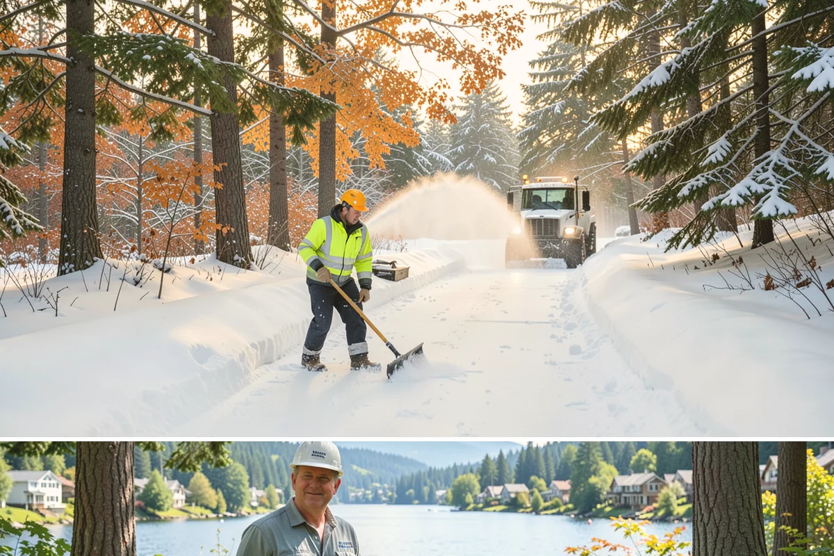Snow Blowing Services in Milton, King County, WA - Reserve snow-blowing service before winter so wide surfaces are handled from the first heavy storm.