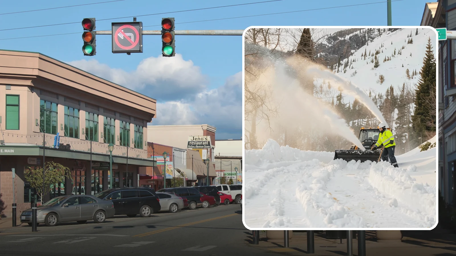 Snow Blowing Services in Monroe, Snohomish County, WA - We use snow blowers to clear larger residential surfaces quickly when accumulation piles up.