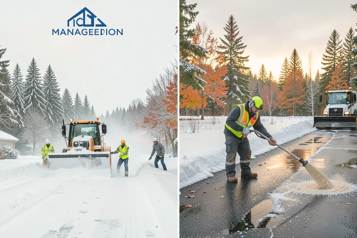 Snow Blowing Services in Mount Vernon, Skagit County, WA - We assess the surface area and snow density