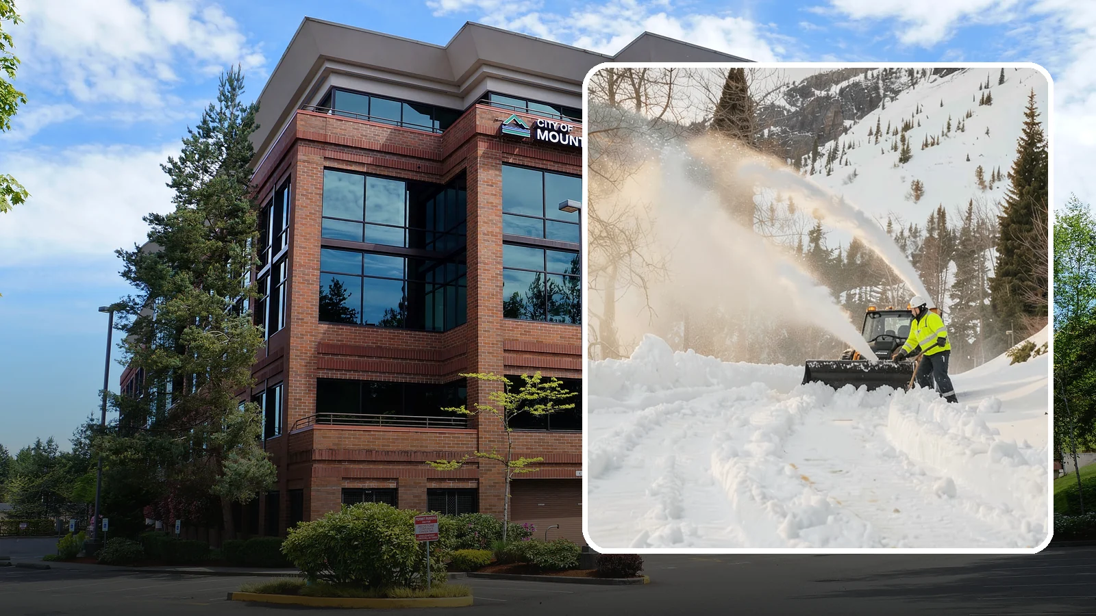 Snow Blowing Services in Mountlake Terrace, Snohomish County, WA - We use snow blowers to clear larger residential surfaces quickly when accumulation piles up.
