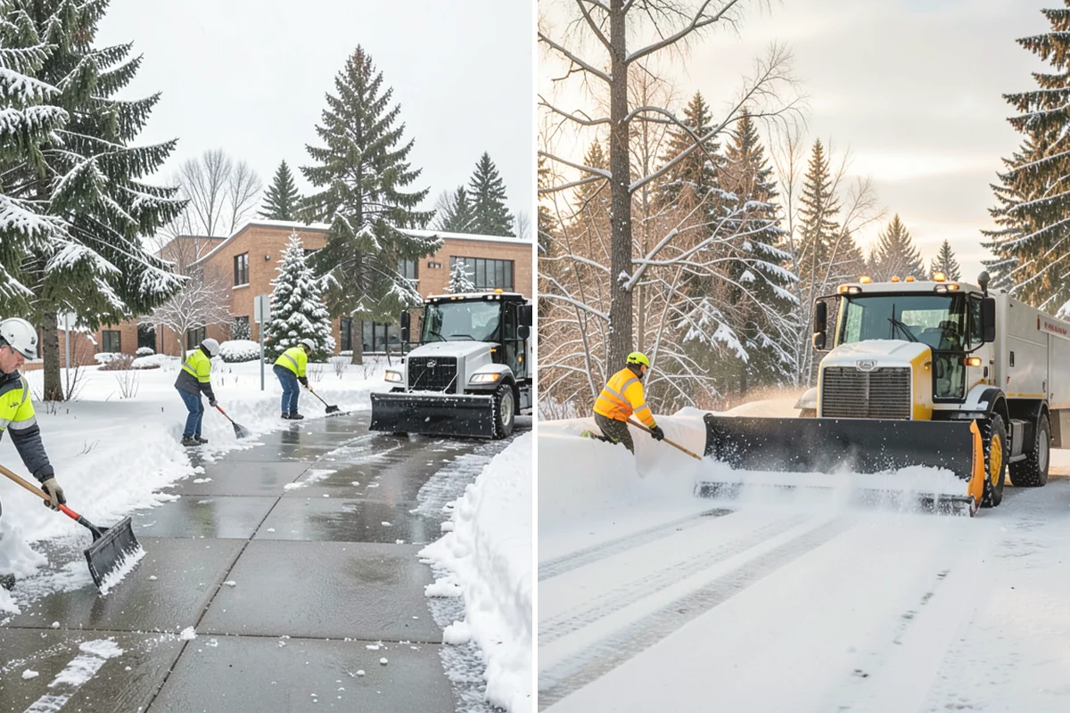 Snow Blowing Services in Mukilteo, Snohomish County, WA - We assess the surface area and snow density