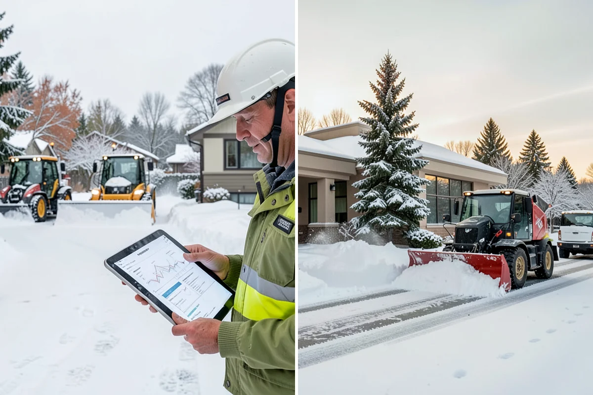 Snow Blowing Services in Normandy Park, King County, WA - We assess the surface area and snow density