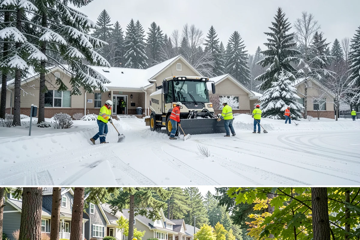Snow Blowing Services in Normandy Park, King County, WA - Reserve snow-blowing service before winter so wide surfaces are handled from the first heavy storm.