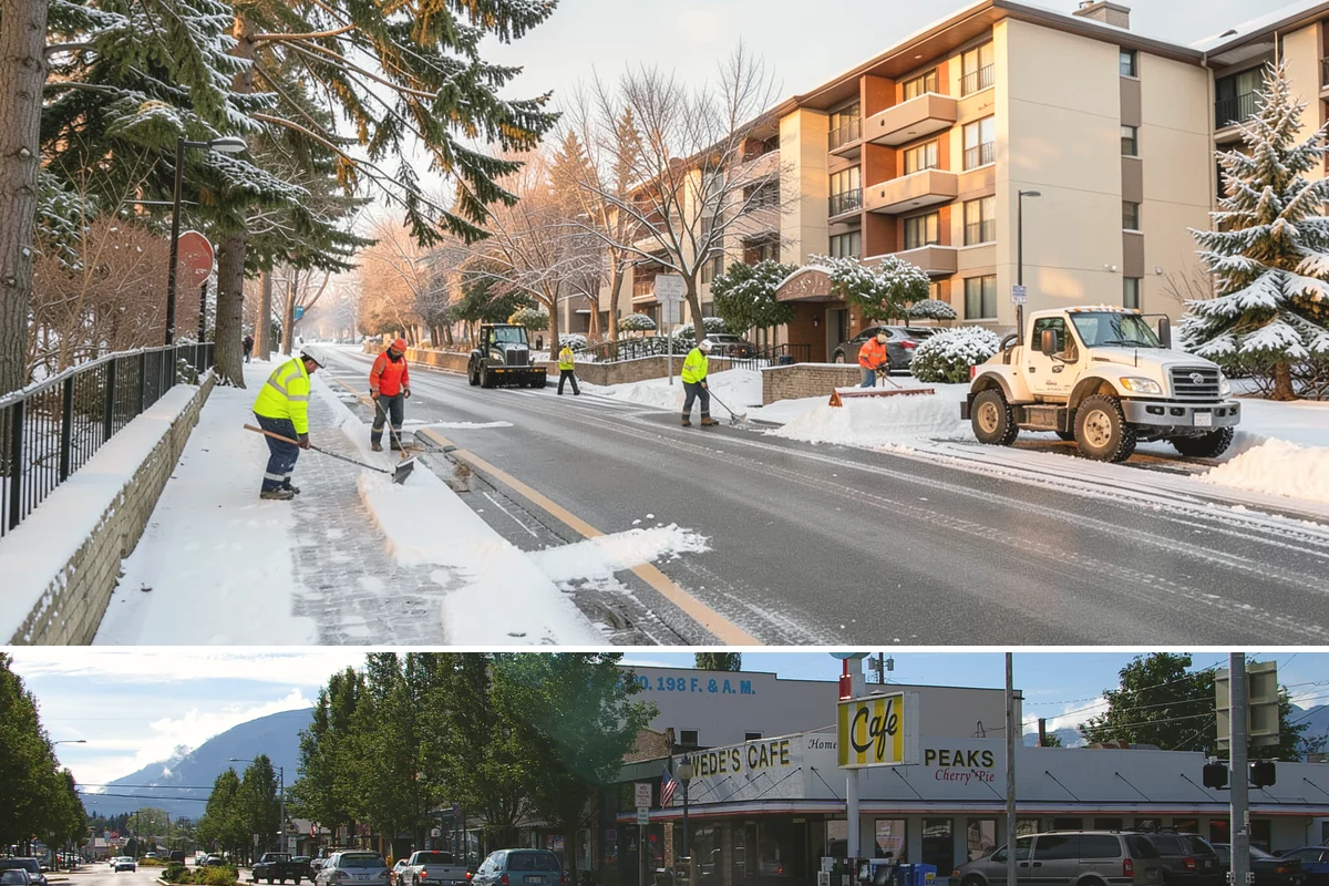 Snow Blowing Services in North Bend, King County, WA - Reserve snow-blowing service before winter so wide surfaces are handled from the first heavy storm.