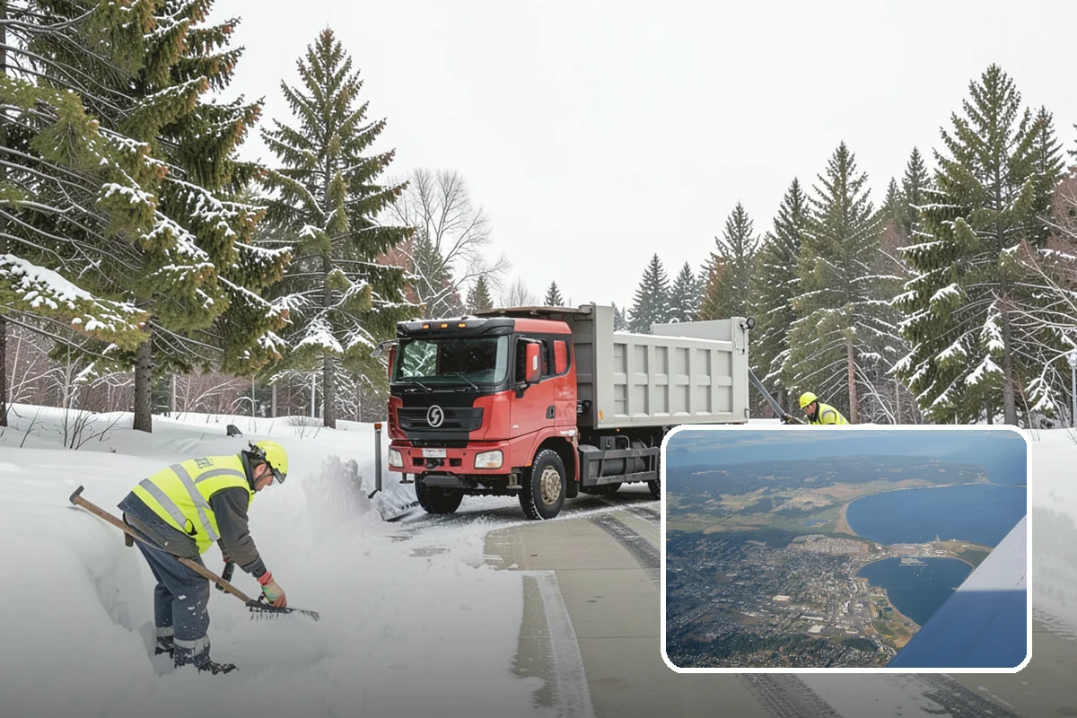 Snow Blowing Services in Oak Harbor, Island County, WA - Clears long drives and wide walks quickly