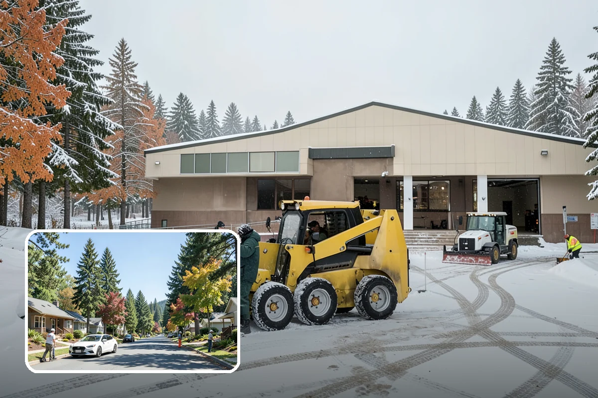 Snow Blowing Services in Orting, Pierce County, WA - Clears long drives and wide walks quickly